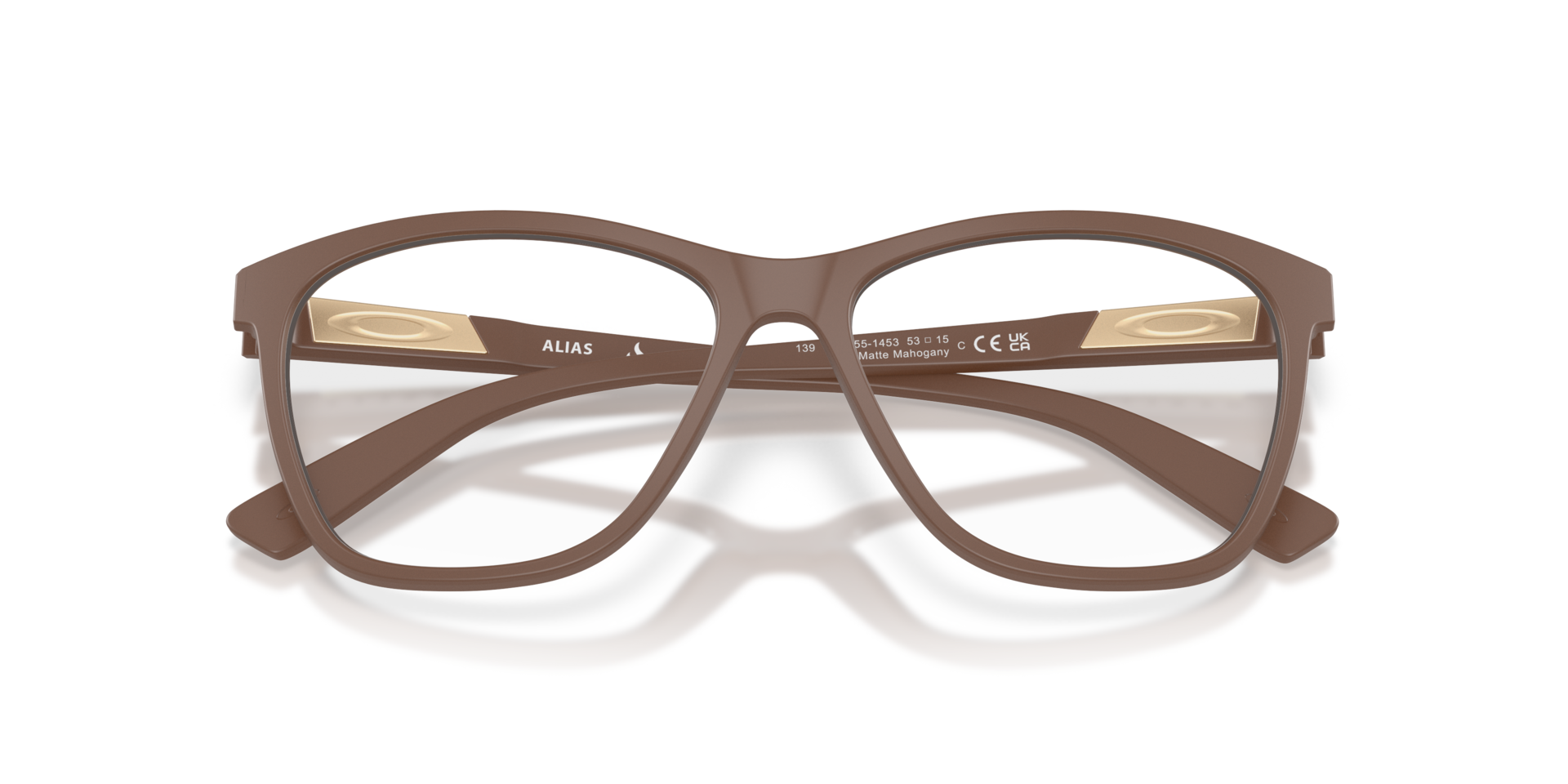 Oakley OX8155 Alias Round Eyeglasses - Mahogany