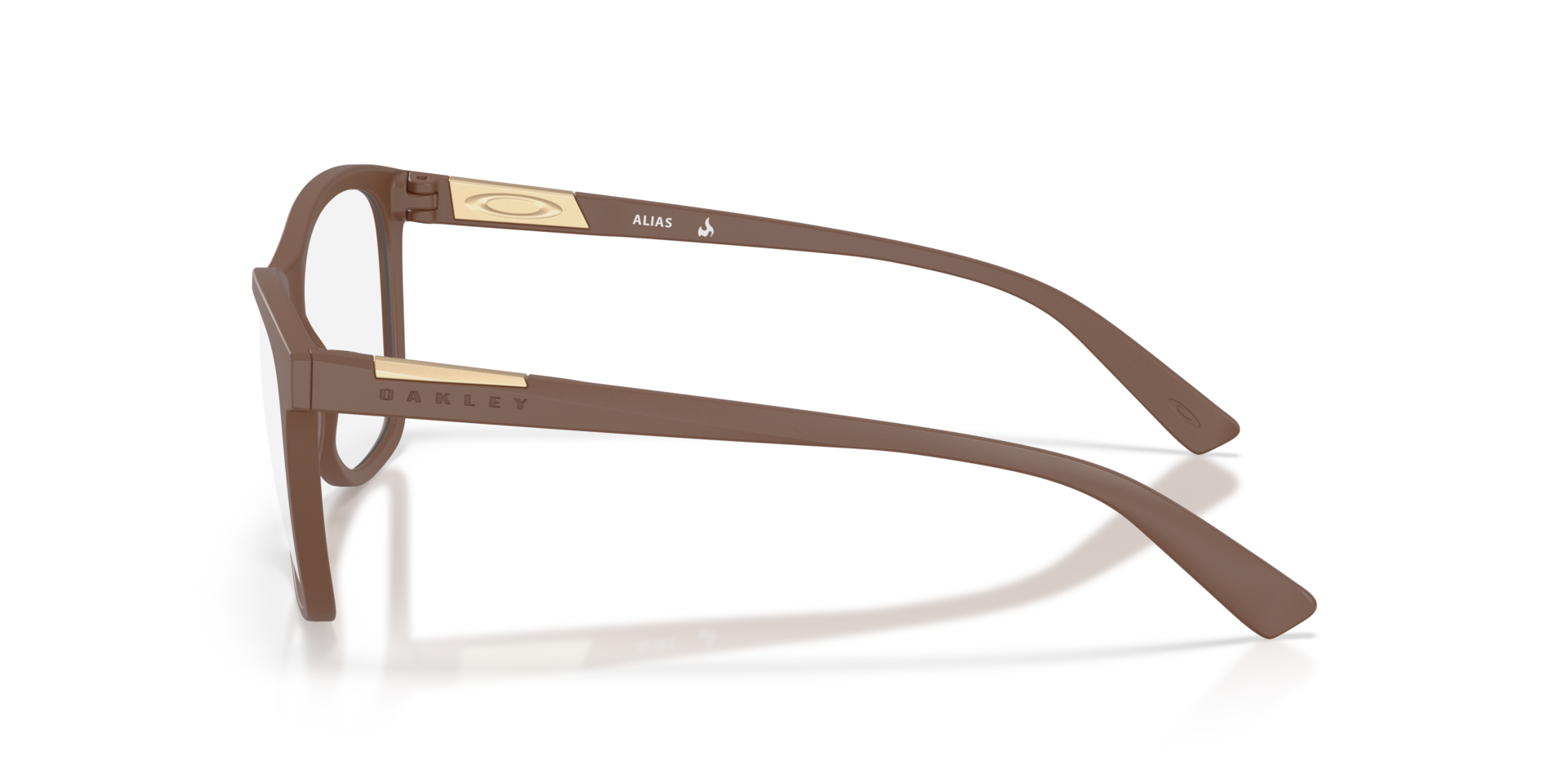 Oakley OX8155 Alias Round Eyeglasses - Mahogany