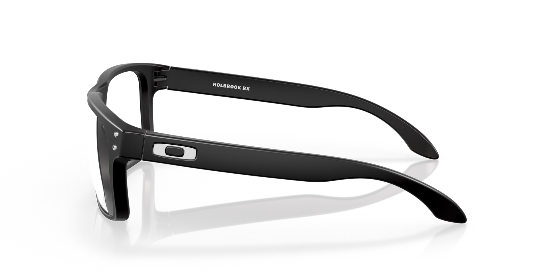Oakley OX8156 Holbrook Square Eyeglasses - Polished Black Clear Fade