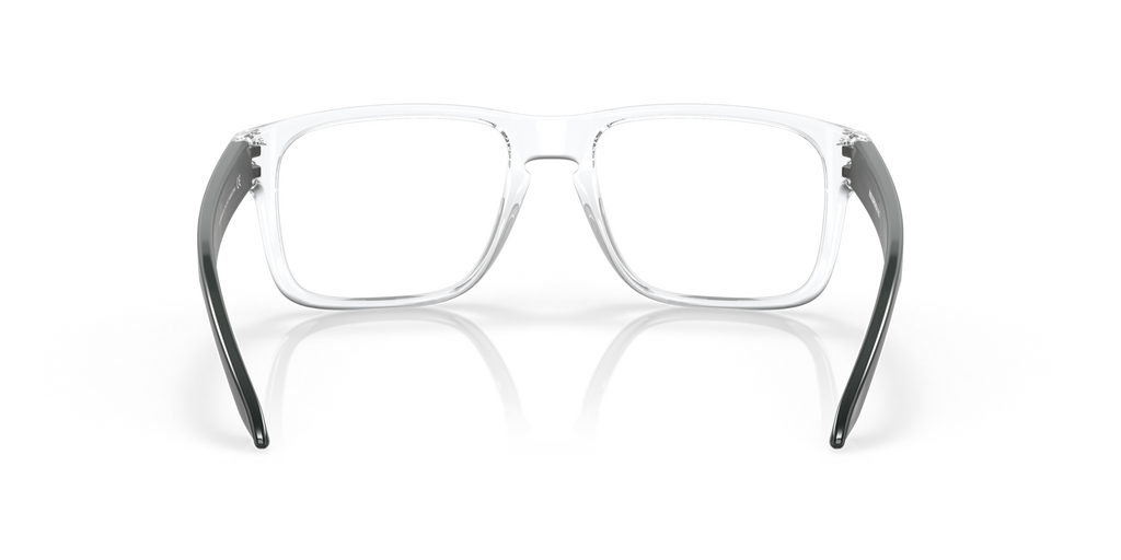 Oakley OX8156 Holbrook Square Eyeglasses - Polished Black Clear Fade