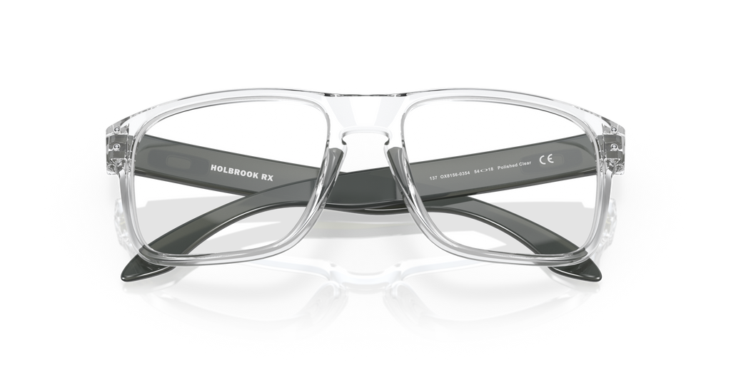 Oakley OX8156 Holbrook Square Eyeglasses - Polished Clear