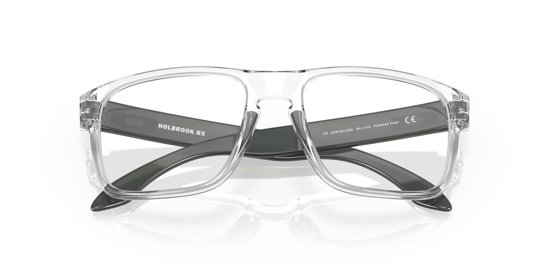 Oakley OX8156 Holbrook Square Eyeglasses - Polished Clear
