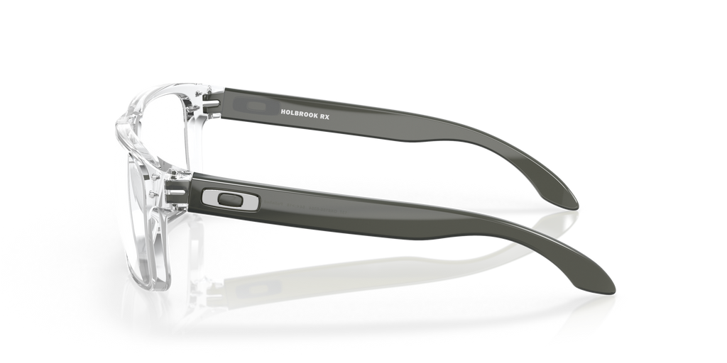 Oakley OX8156 Holbrook Square Eyeglasses - Polished Black Clear Fade