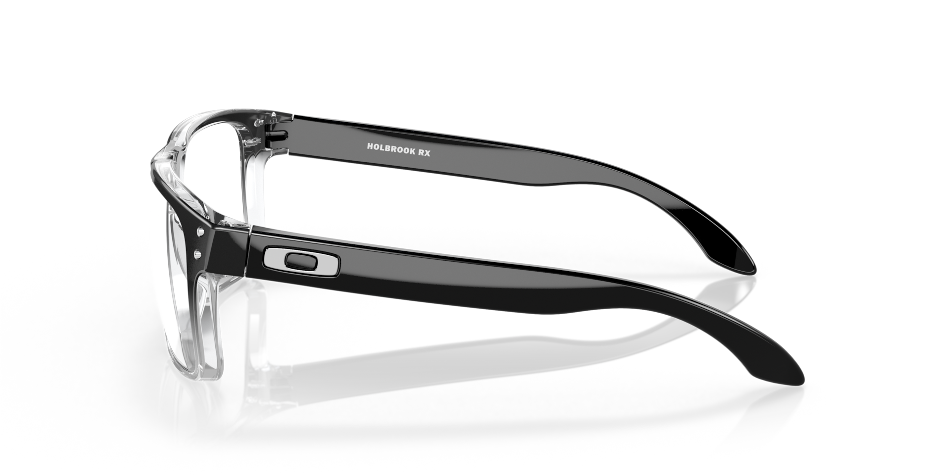 Oakley OX8156 Holbrook Square Eyeglasses - Polished Black Clear Fade