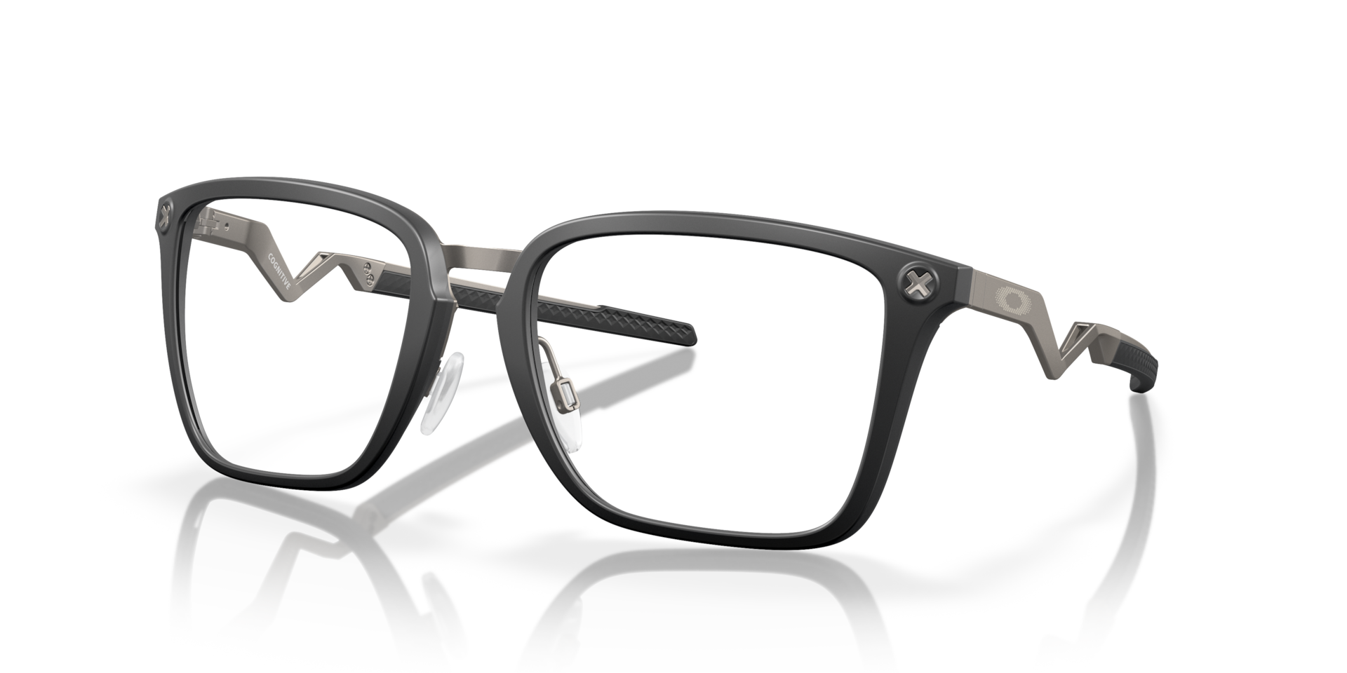 Oakley OX8162 Cognitive Rectangle Eyeglasses - Satin Black