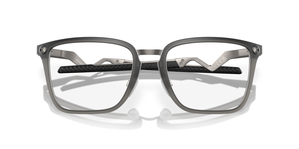 Oakley OX8162 Cognitive Rectangle Eyeglasses - Satin Grey Smoke