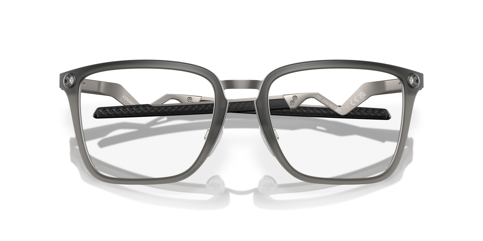Oakley OX8162 Cognitive Rectangle Eyeglasses - Transparent Blue