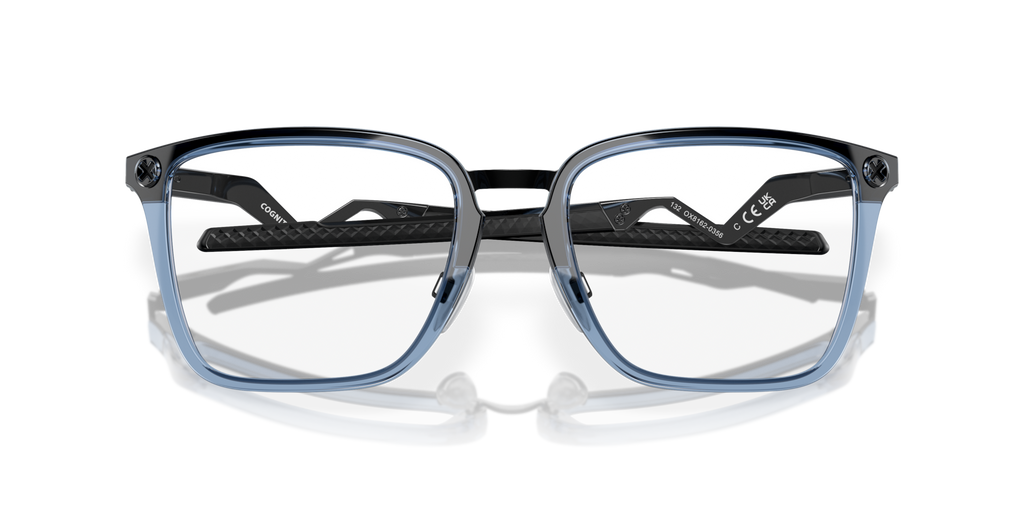 Oakley OX8162 Cognitive Rectangle Eyeglasses - Satin Grey Smoke