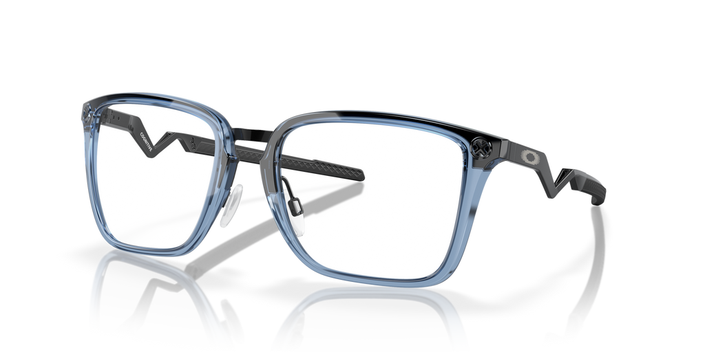 Oakley OX8162 Cognitive Rectangle Eyeglasses - Transparent Blue