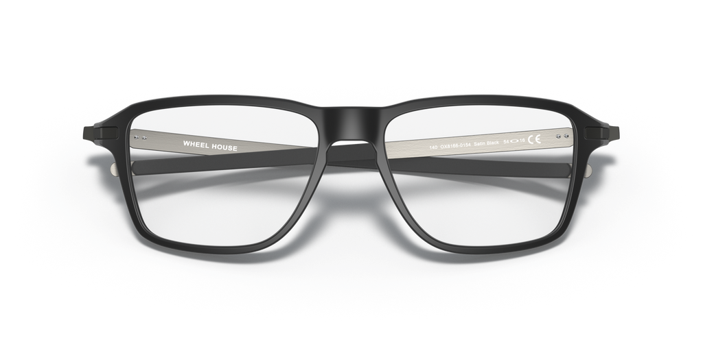 Oakley OX8166 Wheel House Square Eyeglasses - Satin Black