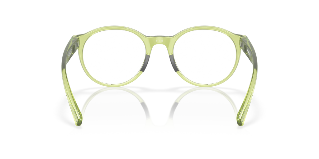 Oakley OX8176 Spindrift Coalesce Collection Round Eyeglasses - Polished Translucent Fern