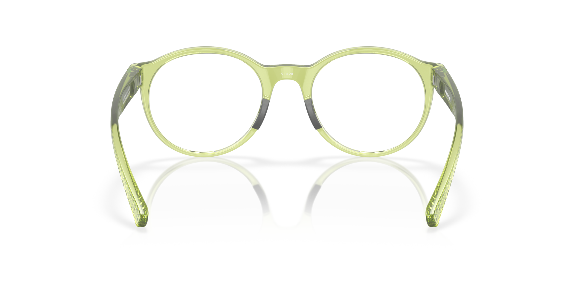 Oakley OX8176 Spindrift Coalesce Collection Round Eyeglasses - Polished Translucent Fern