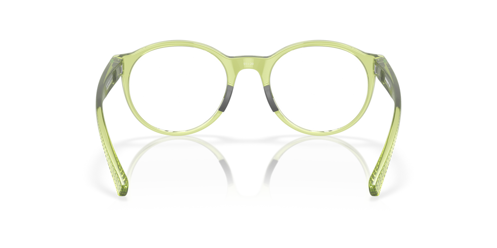 Oakley OX8176 Spindrift Coalesce Collection Round Eyeglasses - Polished Translucent Fern