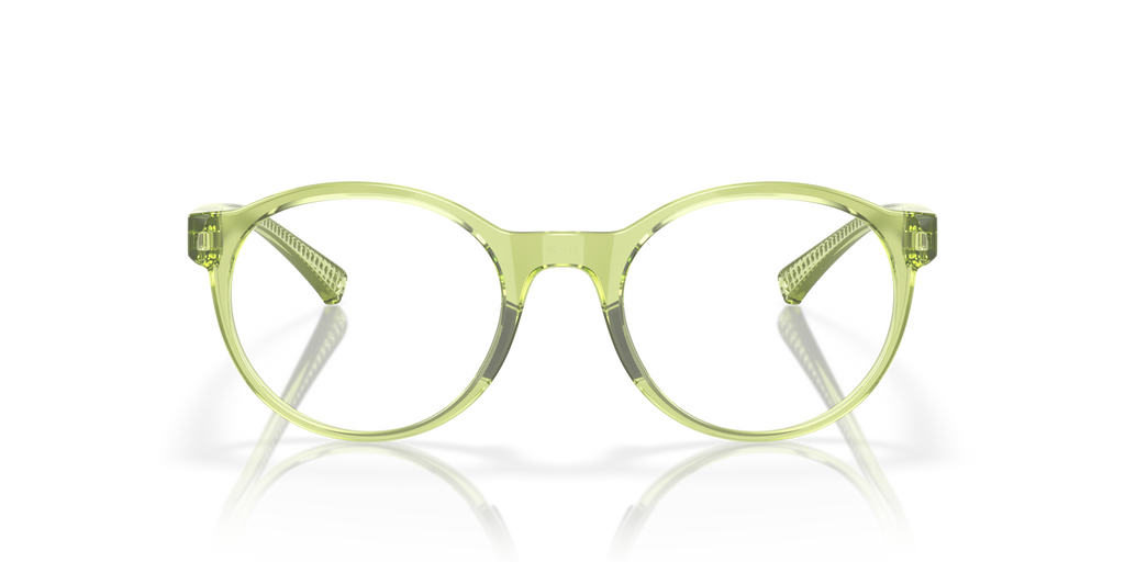 Oakley OX8176 Spindrift Coalesce Collection Round Eyeglasses - Polished Translucent Fern