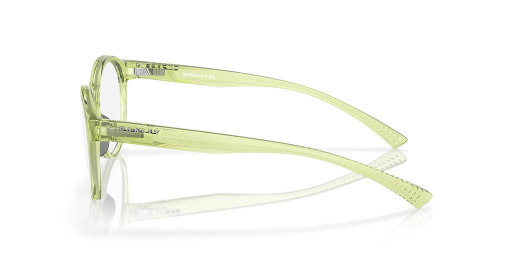 Oakley OX8176 Spindrift Coalesce Collection Round Eyeglasses - Polished Translucent Fern