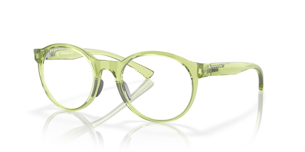 Oakley OX8176 Spindrift Coalesce Collection Round Eyeglasses - Polished Translucent Fern