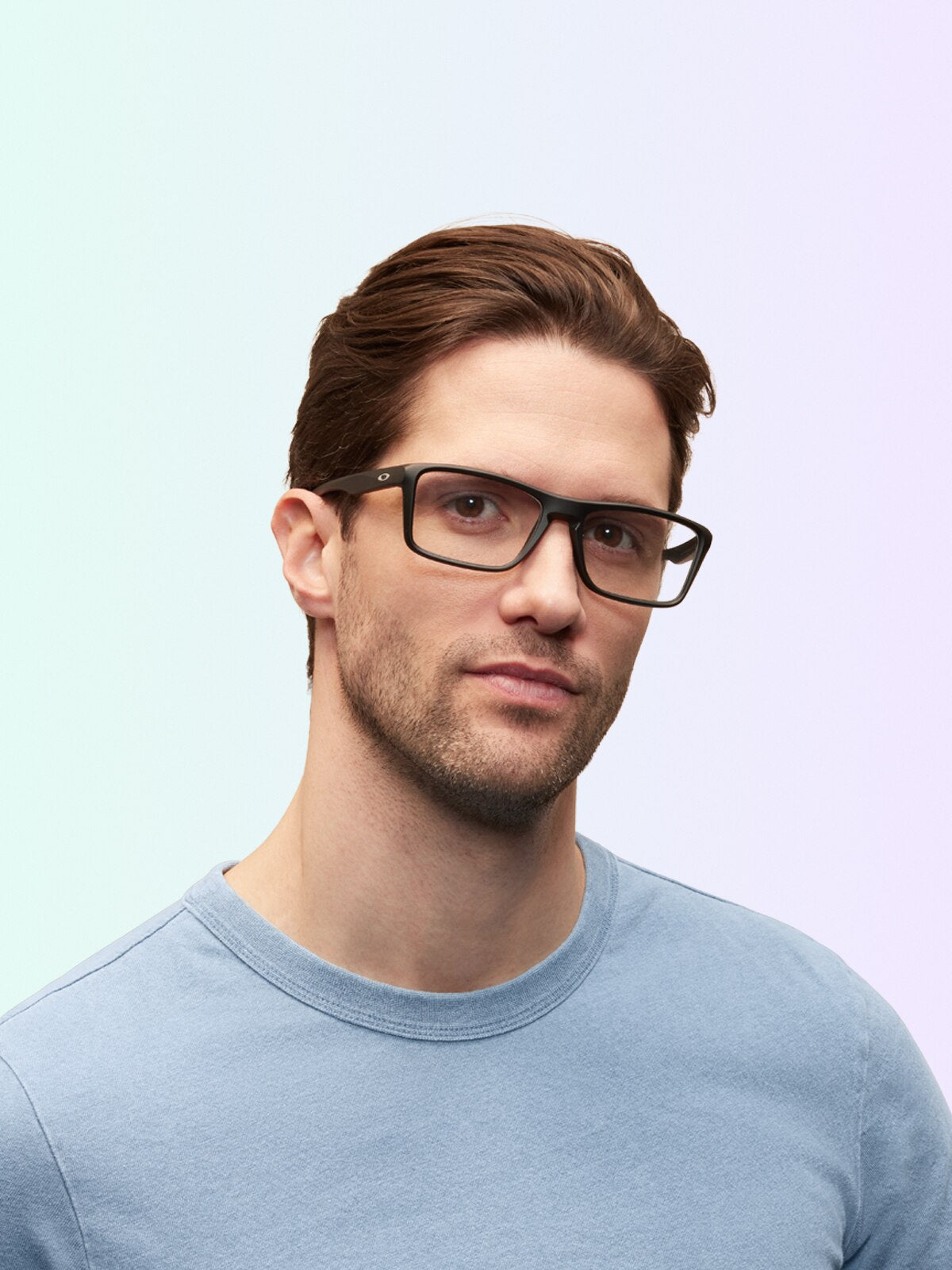 Oakley OX8178 Rafter Rectangle Eyeglasses - Satin Grey Smoke