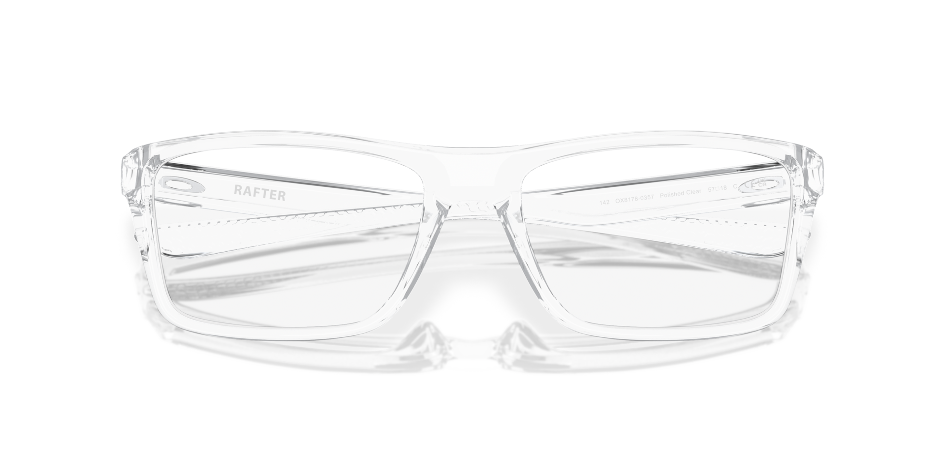 Oakley OX8178 Rafter Rectangle Eyeglasses - Satin Grey Smoke