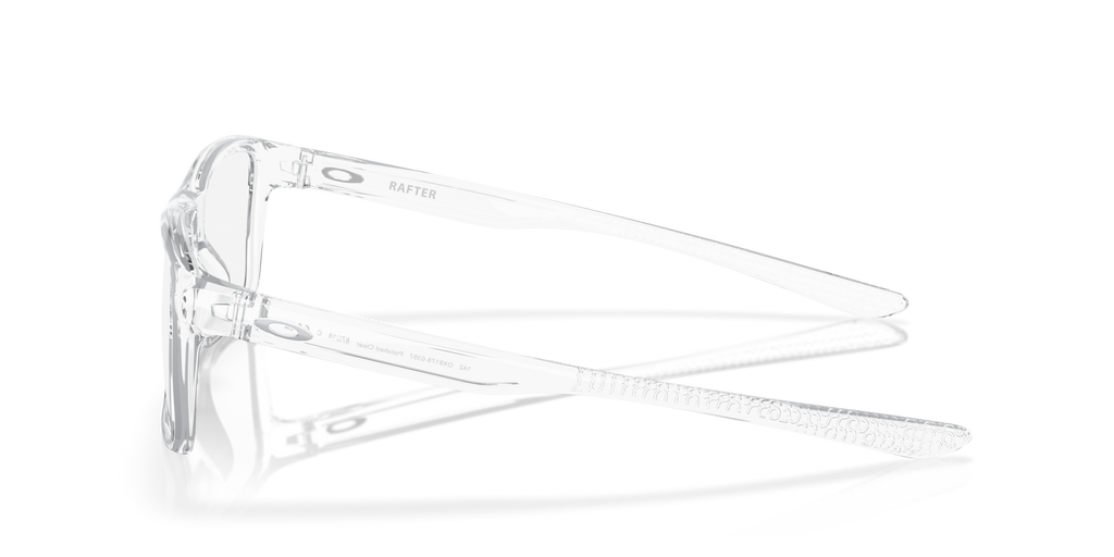 Oakley OX8178 Rafter Rectangle Eyeglasses - Polished Clear