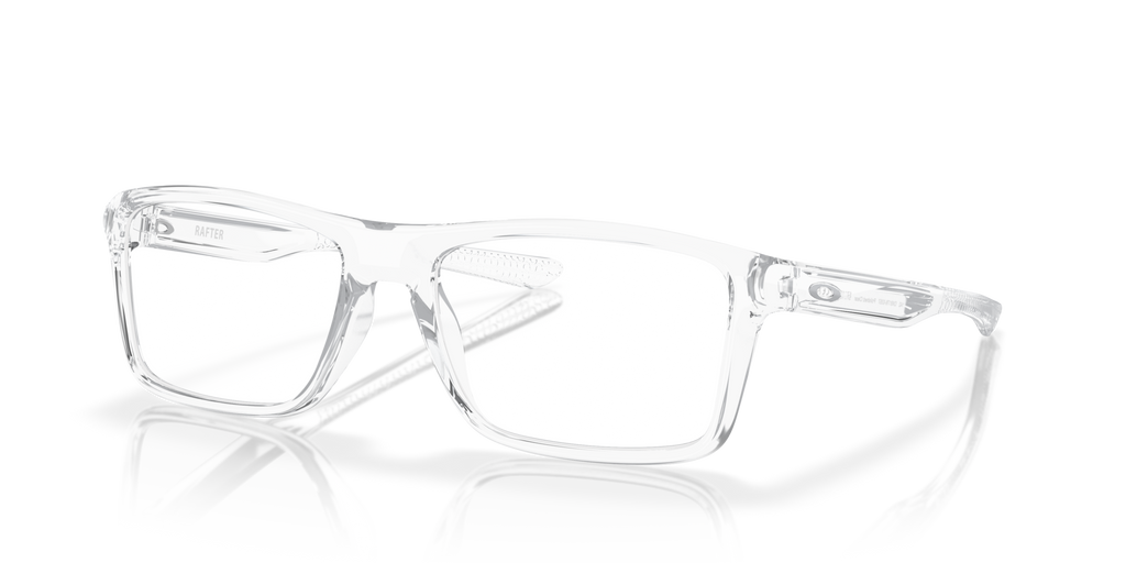 Oakley OX8178 Rafter Rectangle Eyeglasses - Polished Clear