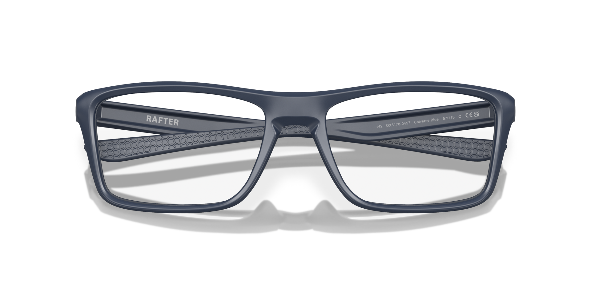 Oakley OX8178 Rafter Rectangle Eyeglasses - Polished Clear