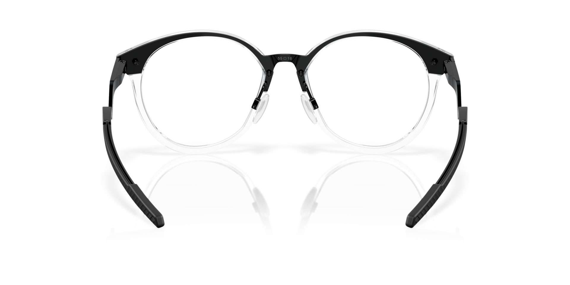 Oakley OX8181 Cognitive R Round Eyeglasses - Polished Clear