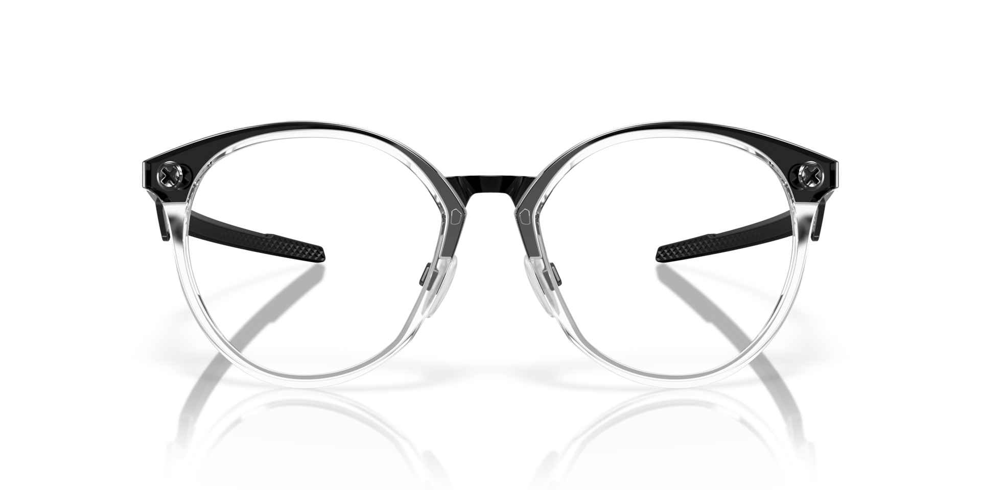 Oakley OX8181 Cognitive R Round Eyeglasses - Polished Clear