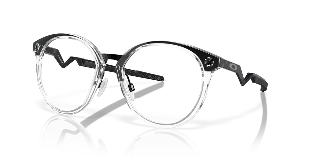 Oakley OX8181 Cognitive R Round Eyeglasses - Polished Clear