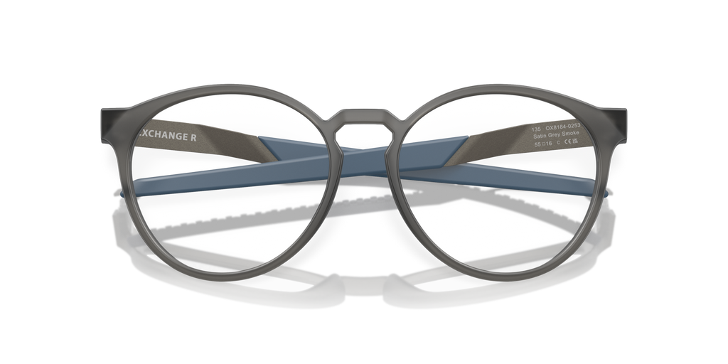 Oakley OX8184 Exchange R Round Eyeglasses - Polished Clear