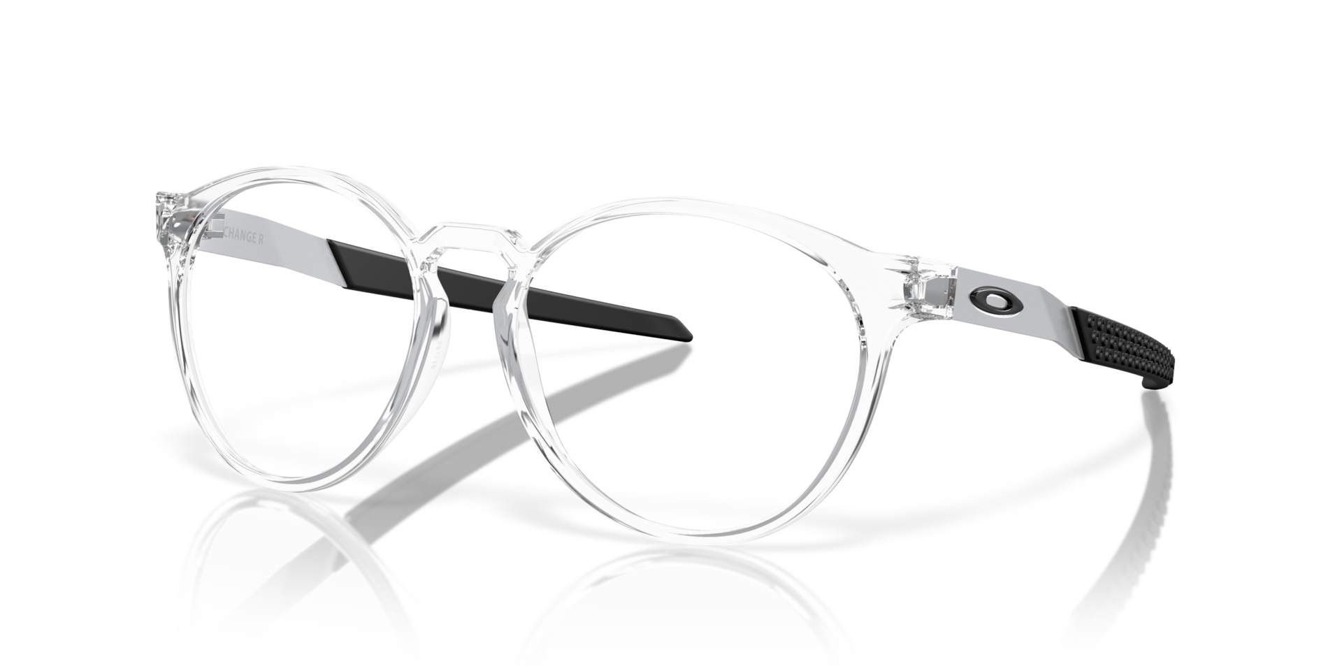 Oakley OX8184 Exchange R Round Eyeglasses - Satin Grey Smoke