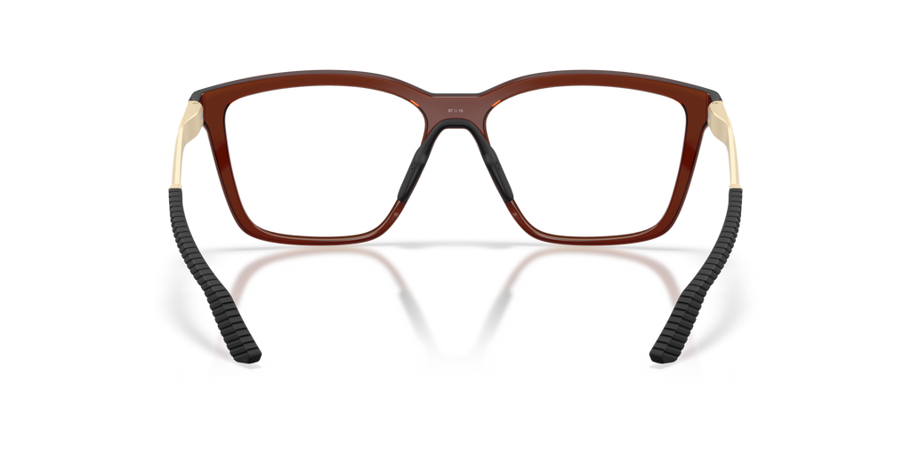 Oakley OX8191 Kylian Mbappé Signature Series Enigma Mass Square Eyeglasses - Dark Amber