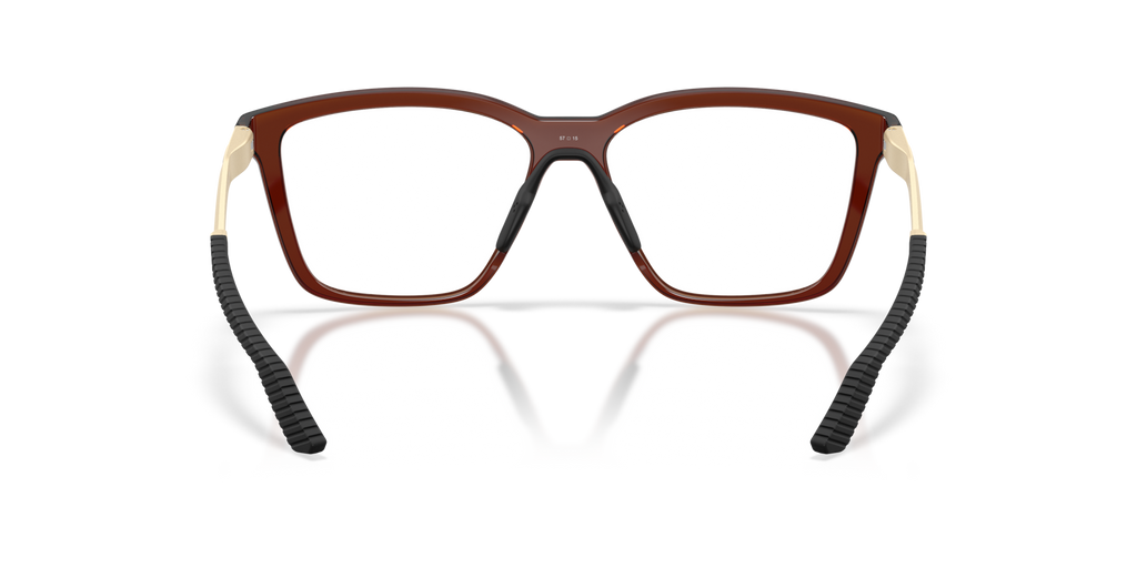 Oakley OX8191 Kylian Mbappé Signature Series Enigma Mass Square Eyeglasses - Dark Amber
