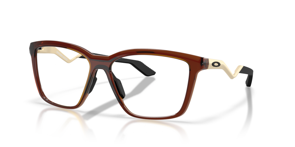 Oakley OX8191 Kylian Mbappé Signature Series Enigma Mass Square Eyeglasses - Dark Amber