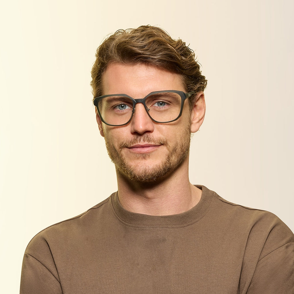 Oakley OX8193 Slender Square Eyeglasses - Matte Olive Ink