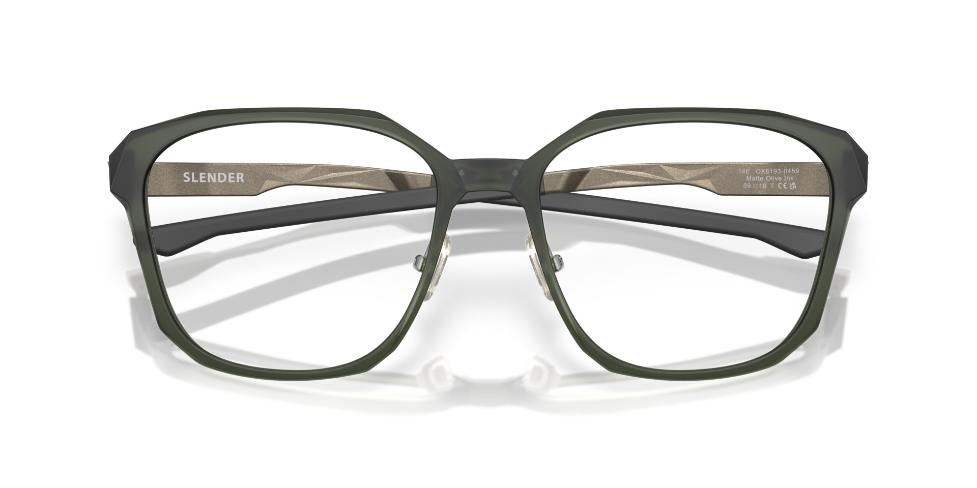 Oakley OX8193 Slender Square Eyeglasses - Satin Black