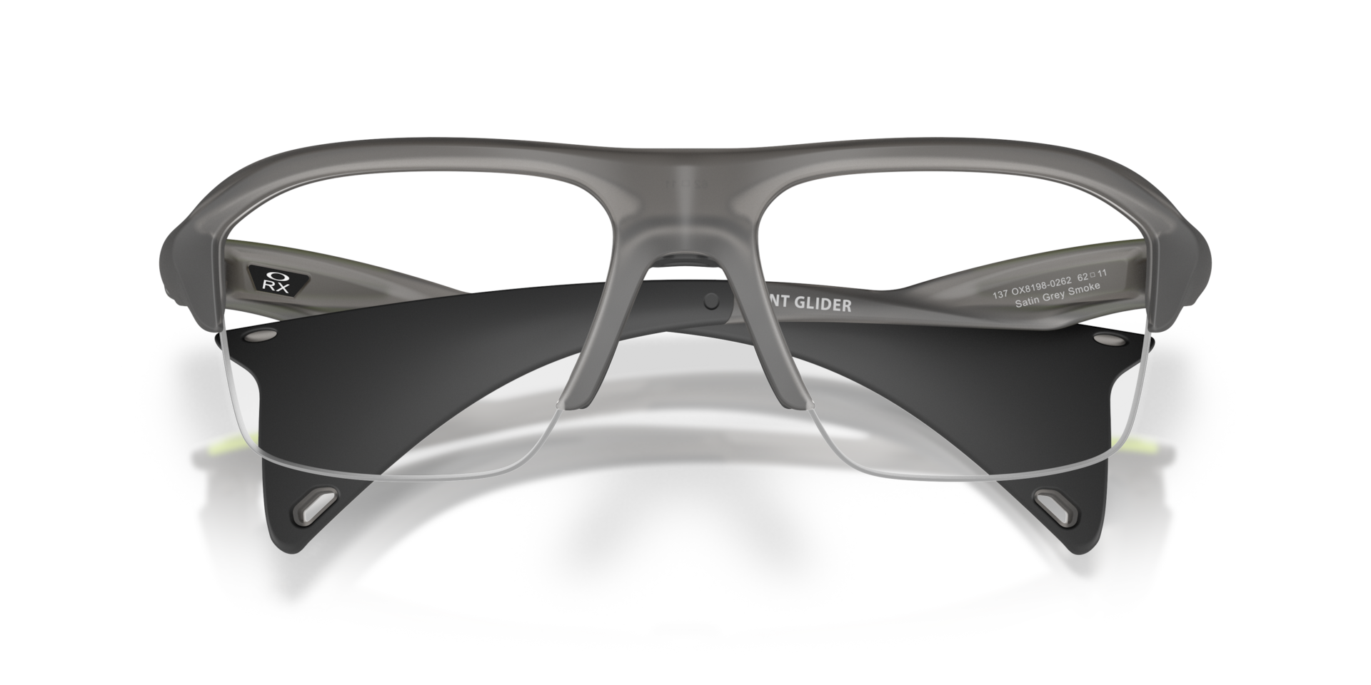 Oakley OX8198 Stunt Glider Rectangle Eyeglasses - Satin Grey Smoke