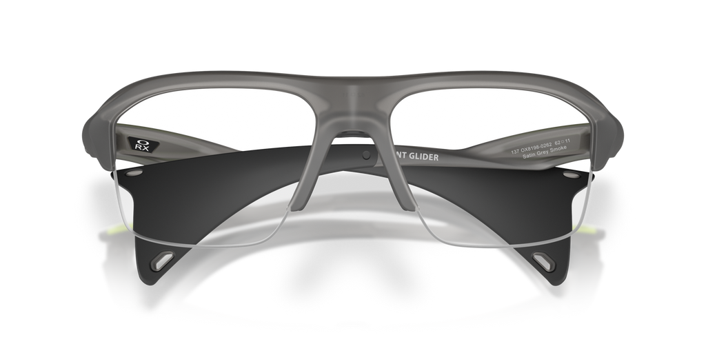 Oakley OX8198 Stunt Glider Rectangle Eyeglasses - Satin Grey Smoke
