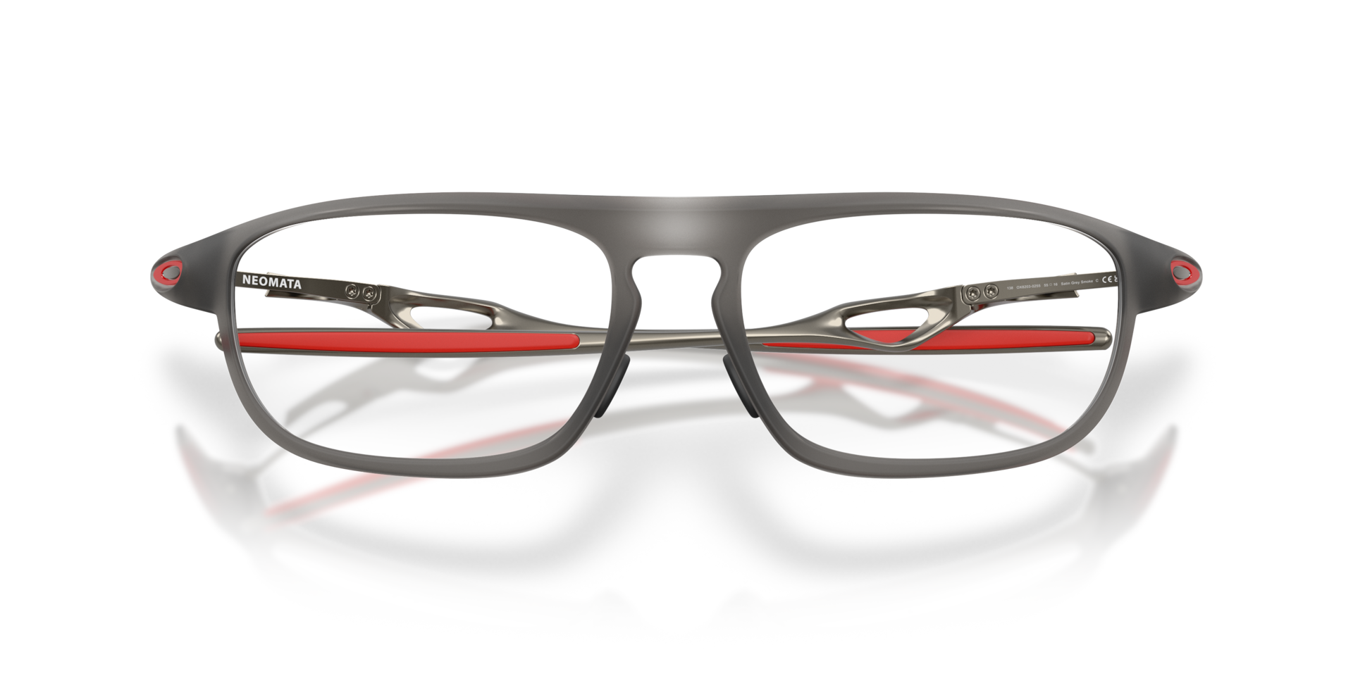 Oakley OX8203 Neomata Rectangle Eyeglasses - Satin Grey Smoke