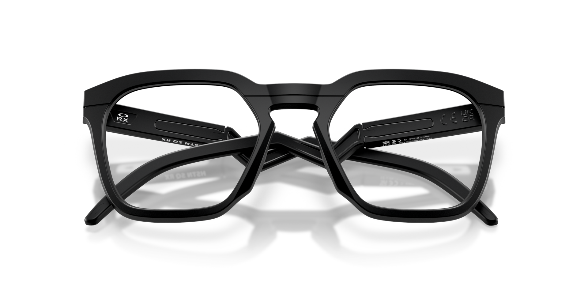 Oakley OX8208 HSTN SQ Square Eyeglasses - Satin Black