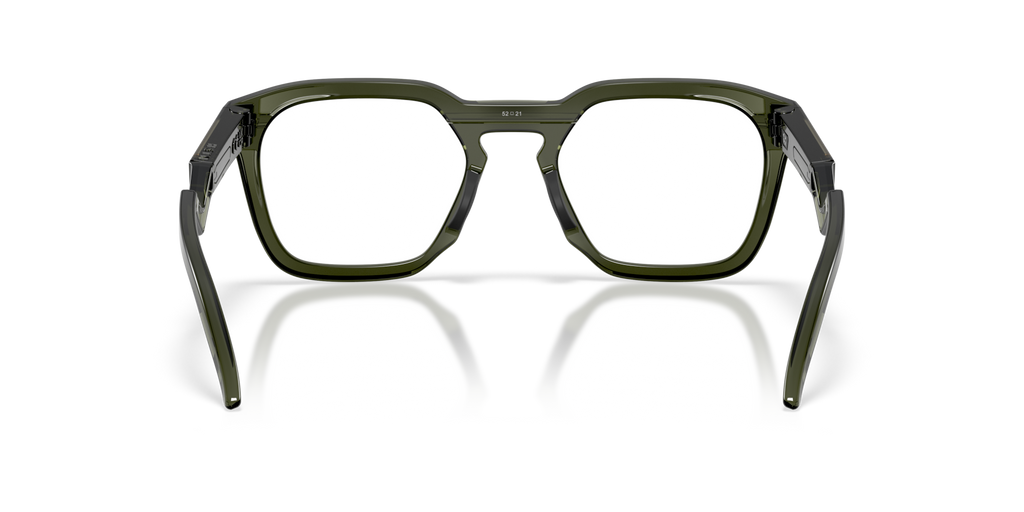 Oakley OX8208 HSTN SQ Square Eyeglasses - Olive Ink