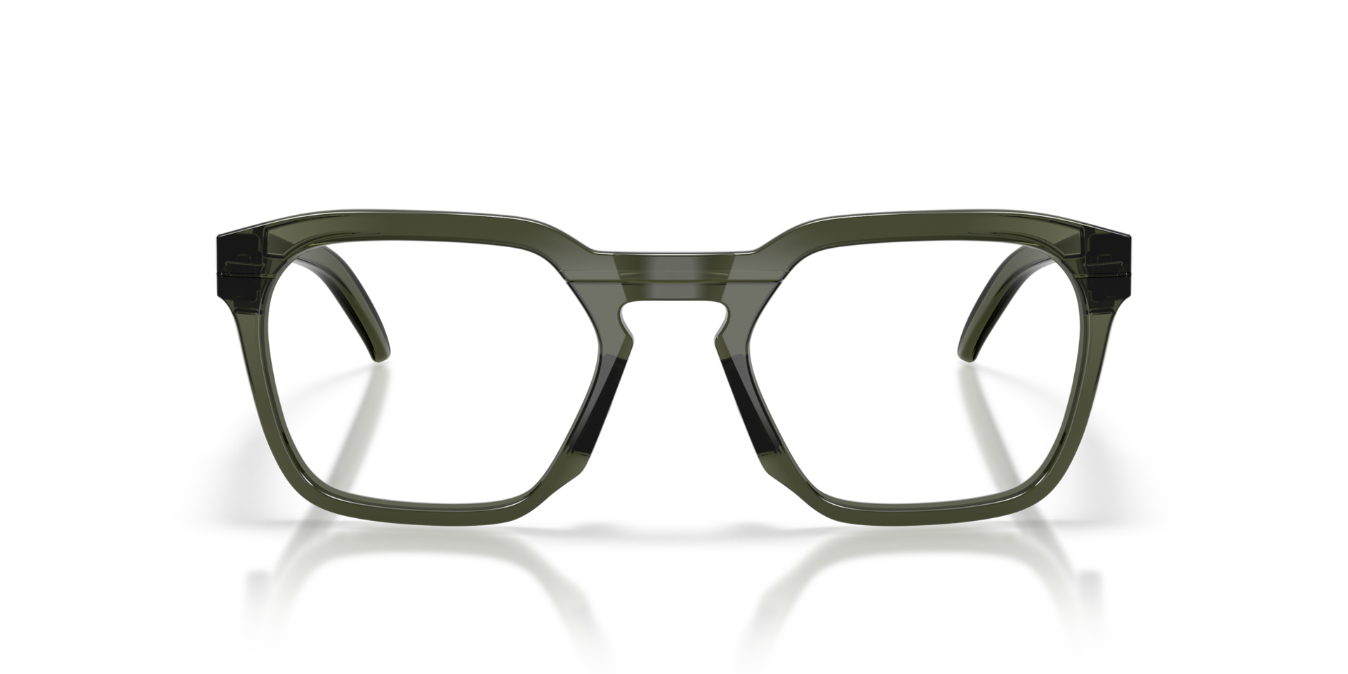Oakley OX8208 HSTN SQ Square Eyeglasses - Olive Ink