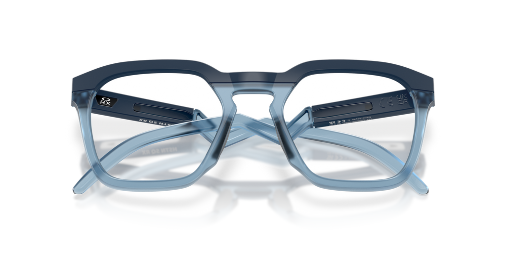 Oakley OX8208 HSTN SQ Square Eyeglasses - Polished Clear