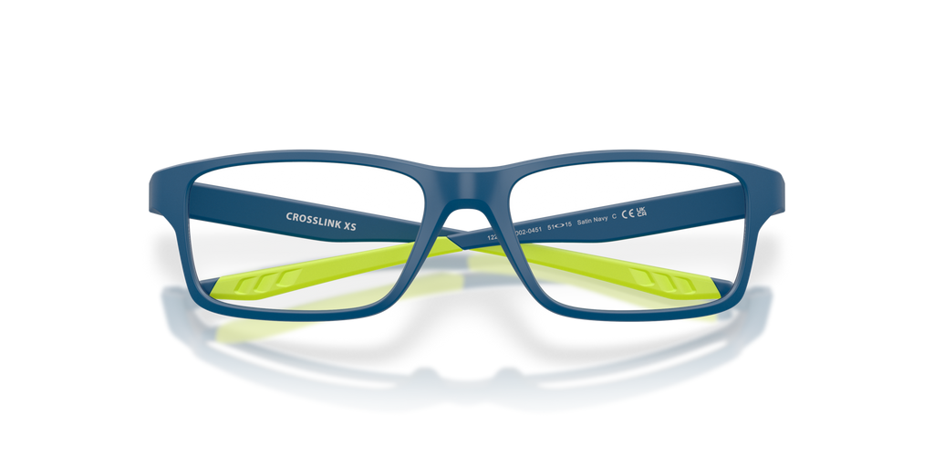 Oakley OY8002 Crosslink XS (Youth Fit) Square Kids Eyeglasses - Satin Navy