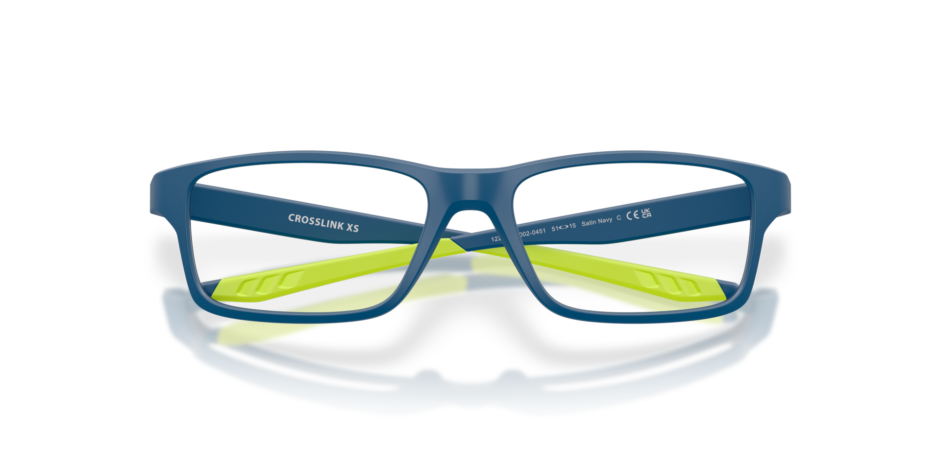 Oakley OY8002 Crosslink XS (Youth Fit) Square Kids Eyeglasses - Satin Grey Smoke