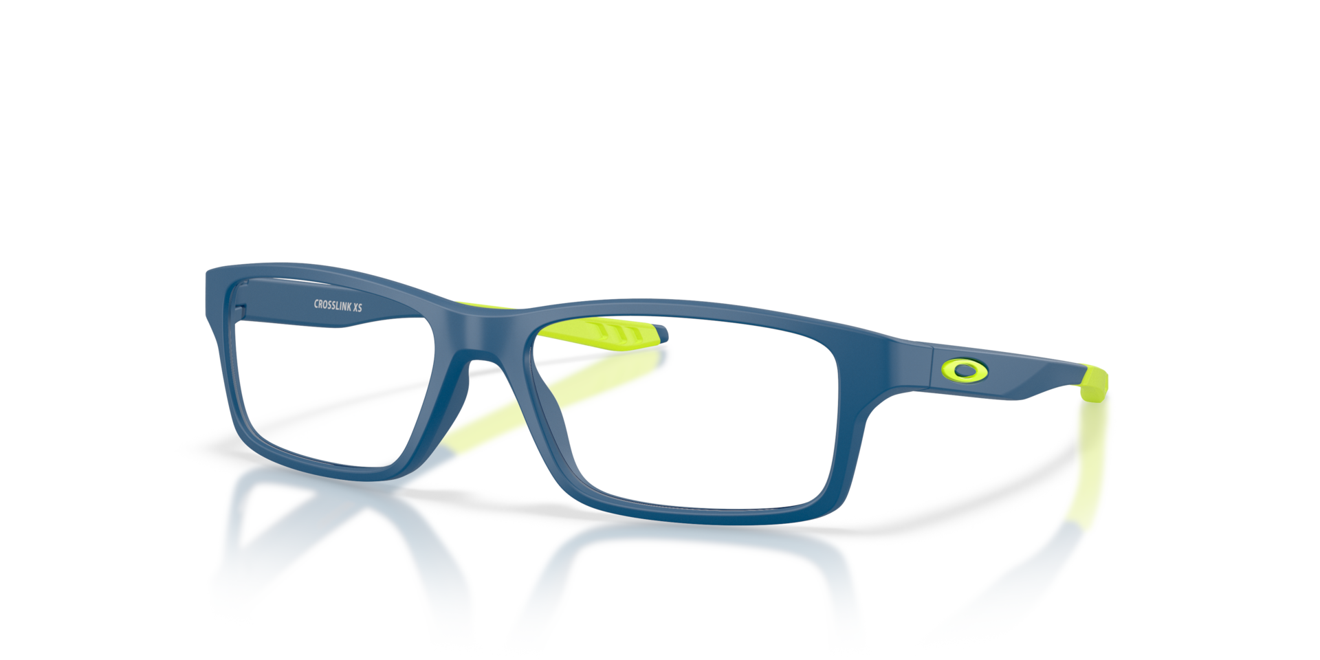Oakley OY8002 Crosslink XS (Youth Fit) Square Kids Eyeglasses - Satin Grey Smoke