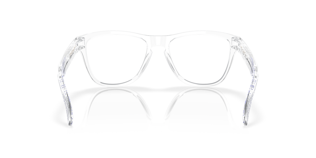 Oakley OY8009 Kylian Mbappé Signature Series Frogskins XS (Youth Fit) Round Kids Eyeglasses - Polished Clear