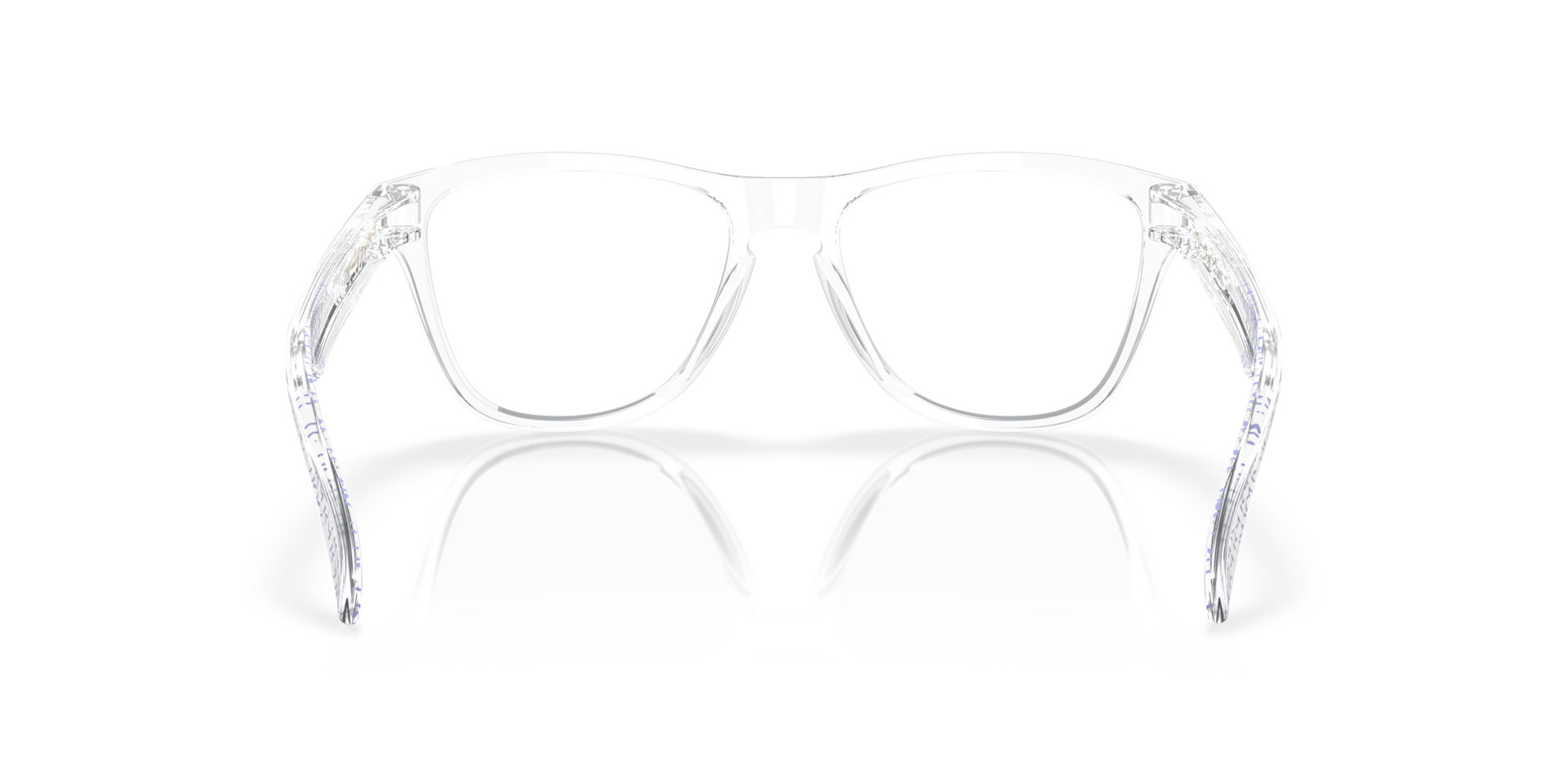 Oakley OY8009 Kylian Mbappé Signature Series Frogskins XS (Youth Fit) Round Kids Eyeglasses - Polished Clear