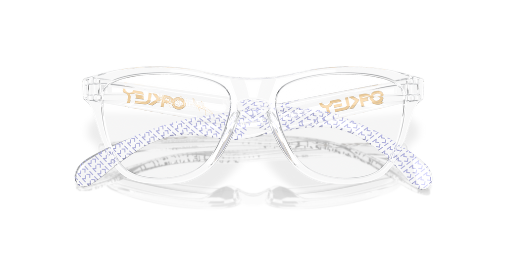 Oakley OY8009 Kylian Mbappé Signature Series Frogskins XS (Youth Fit) Round Kids Eyeglasses - Polished Clear