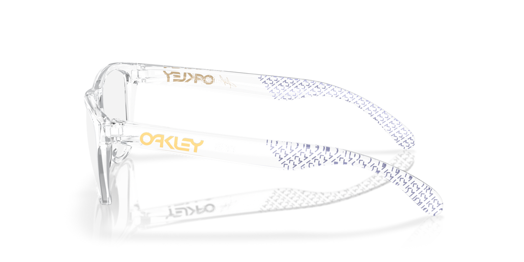 Oakley OY8009 Kylian Mbappé Signature Series Frogskins XS (Youth Fit) Round Kids Eyeglasses - Polished Clear
