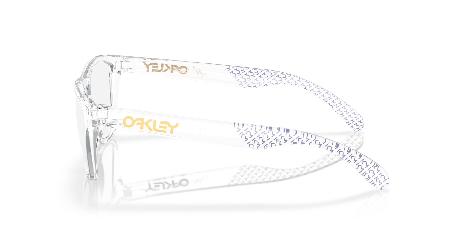 Oakley OY8009 Kylian Mbappé Signature Series Frogskins XS (Youth Fit) Round Kids Eyeglasses - Polished Clear
